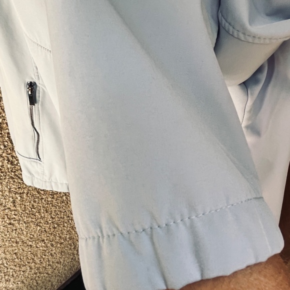 Swiss Tech Jacket, men’s XXL, Light Blue Windbreaker - Picture 5 of 12